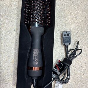 Black and Copper Hair Dryer Brush